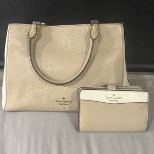 Kate spade, Leila, Medium, Triple compartment satchel Purse.